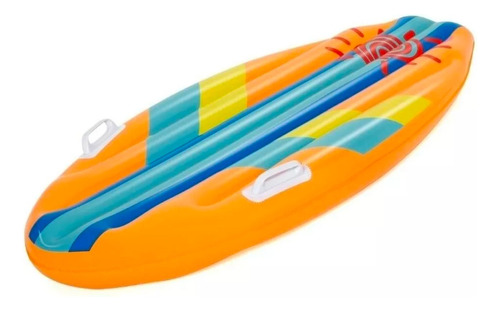 Colchoneta Tabla De Surf Inflable Pileta Infantil Naranja