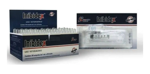 Inibidex Injetável Com Seringa Para Aplicação 50x1ml