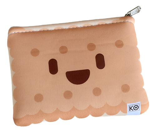 Kokoro Monedero Infantil Neoprene - Varios Modelos Beige Cookie Rect