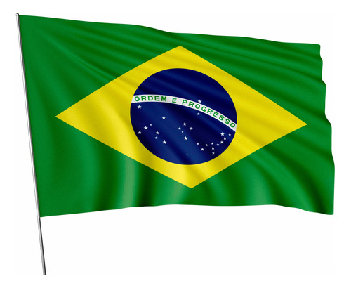 Bandeira Brasil Dupla Face Hasteamento Medida Oficial 130x90