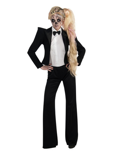 Disfraz De Lady Gaga Esmoquin Para Mujer Talla: Xs