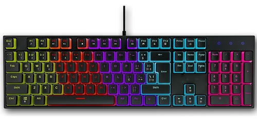 Teclado Gamer Mecânico Evolut Eg214 Iluminado Chega Hoje Sp Cor de teclado Preto Idioma Português Brasil