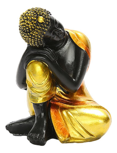 Estatua De Buda Para Dormir Indio, Pequeña Figura Serena,