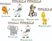 Comprar Bolsitas Personalizadas Animales  Selva Granja X 25 Unidades