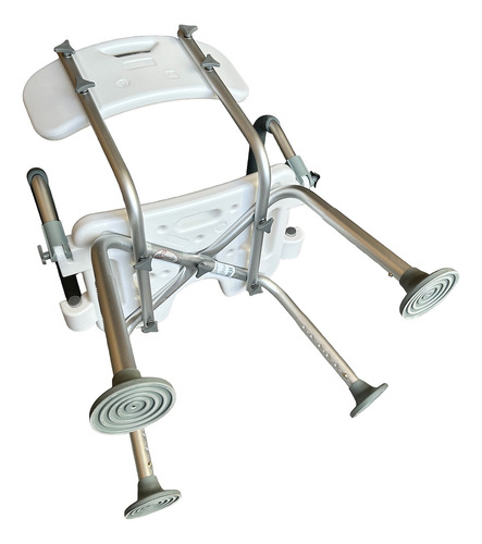Silla Ducha Plegable Con Descansabrazos Abatibles De Color