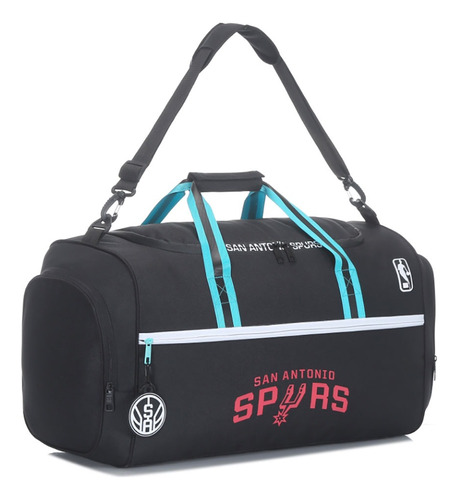 Bolso Deportivo Nba Spurs Heat Botinero Llavero Original