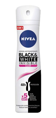 Nivea Deo (w) Sp. 150 Ml. Black & White Invi Cle