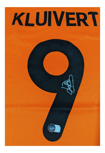 Kluivert Playera Holanda Autografiada Certificada Beckett (Usado)