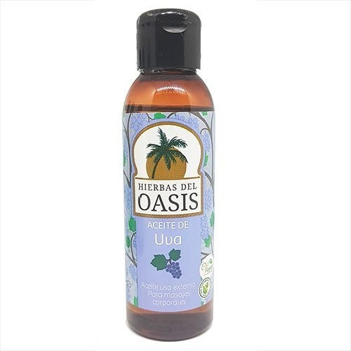 Aceite De Uva Masajes Antioxidante Hierbas Del Oasis 60cc Dw