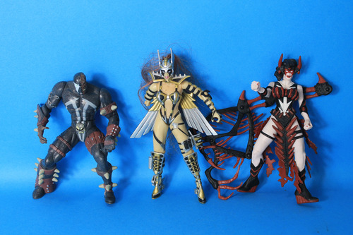 Set 3 Figuras Spawn Cosmic Angela Widow Maker Mcfarlane Toys (Usado)