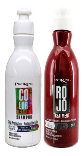 Kit Tratamiento Color Rojo Prokapil - mL a $308