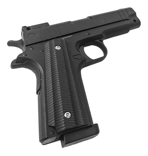 Imagen 2 de 10 de Pistola Airsoft 1911ge Black 6 Mm Replica Metalica Vigor