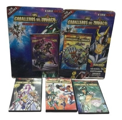 Los Caballeros Del Zodiaco Varios Episodios 5 Dvd Originales