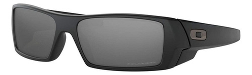 Anteojos de sol polarizados Oakley Gascan Standard con marco de o matter color matte black, lente black de plutonite iridium, varilla matte black de o matter - OO9014