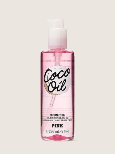  Victoria's Secret Pink Oil Sleek Coconut Body Oil