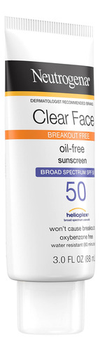 Loção Líquida Facial Transparente Protetor Solar Neutrogena