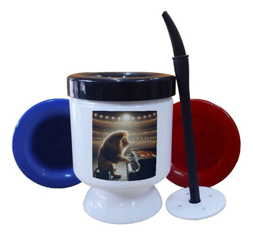 Mate Plastico Leon Tocando Piano Concierto Musica M1