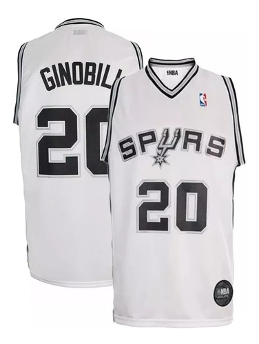 Camiseta Basquet Nba San Antonio Spurs Manu Ginobili Basket 