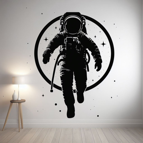 Decoración Pared Vinil Astronauta 1 Ma + Regalo