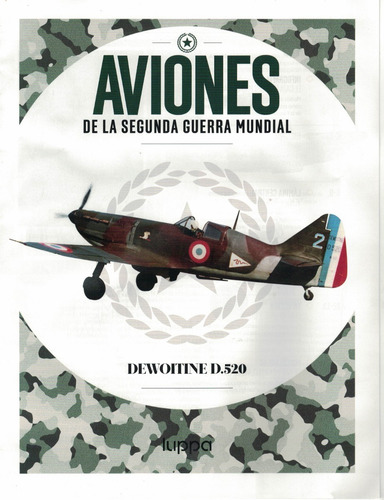 Imagen 5 de 5 de Avion A Escala - Dewoitine D.520 - Segunda Guerra Mundial