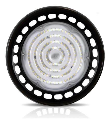 Lampara Led Galponera Ufo 100w Foco Industrial Blanco Frio