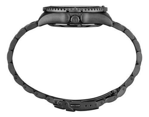 Relógio Seculus Masculino 44237gpsvpa4 Automático Black Correia Preto Bisel Preto Fundo Azul-escuro