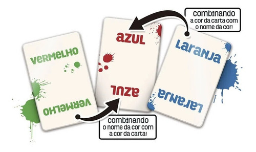 Jogo De Cartas Color Addict Droles De Jeux Original Copag
