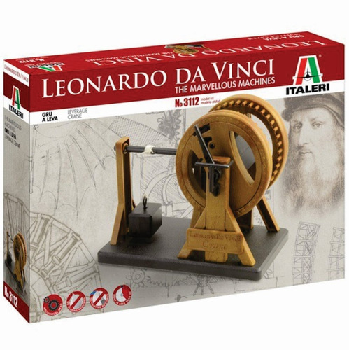 Italeri Grua De Leonardo Da Vinci Modelo Para Armar 