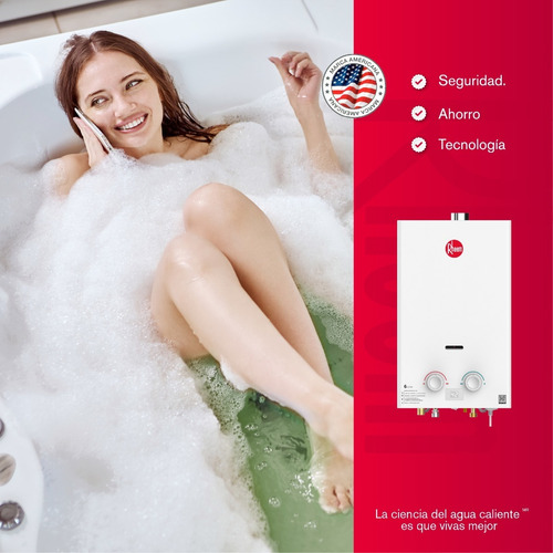 Calentador De Agua 6lt Gas Propano Tiro Forzado Rheem