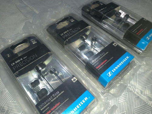 Fone Ouvido Sennheiser Cx 300 I I In Ear Precision Original