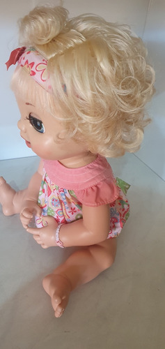 Baby Alive Hora Do Troninho Lindíssima Em Português. (Usado)