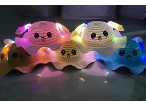 W 2 Sombrilla Con Orejas De Conejo Sombrero De Paja Sombrero