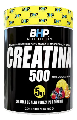 comprar Bhp Ultra Creatina Monohidratada 500 Gr 100 Servicios Sabor Ponche