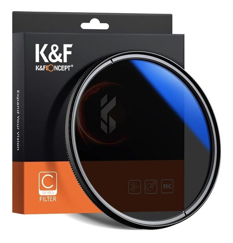 Kf Concept Filtro Cpl 55mm Polarizado Lente Cámara
