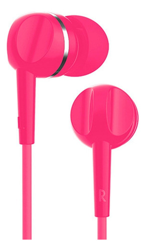 Fone De Ouvido Motorola Earbuds 105, Com Microfone - Rosa
