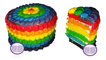 Comprar Torta Arcoiris - Torta Multicolor - Torta Oreo