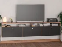 Comprar Mesa Rack Tv Led Flotante 1.80 Mts Moderno Melamina Modular