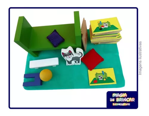 Jogo Pulo do Gato Material Pedagógico Didático Pedagógico - Bambinno -  Brinquedos Educativos e Materiais Pedagógicos