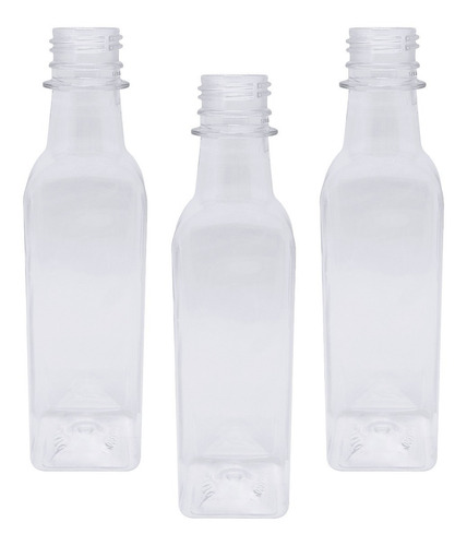 108 Frascos Plástico Cristal Pet 250ml Vazios Sem Tampas Aze