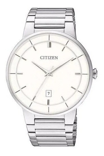 Reloj Citizen Quartz Para Hombre Bi5010-59a Plateado Nuevo