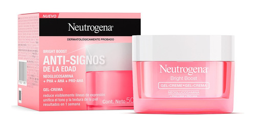 Gel Crema Facial Neutrogena Bright Boost neoglucosamina 50g
