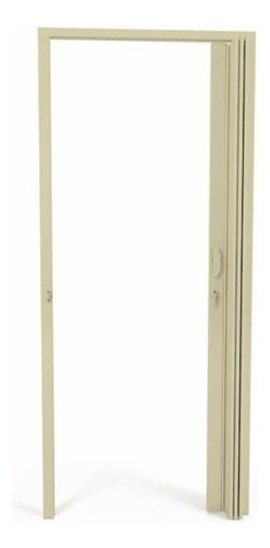 Porta Sanfonada Pvc Polifort 210cmx60cm Bege Bdwt