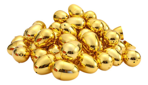 20x Huevos De Pascua Dorados Cestas De Huevos De Pascua