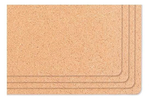 Juego De 4 Manteles Individuales De Corcho Kaf Home De 16 X Juego De 4 Manteles Individuales De Corcho Kaf Home De 16 X
