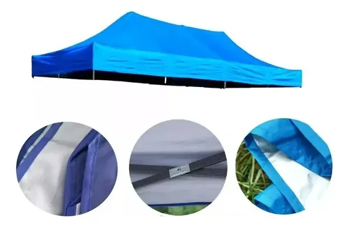 Toldo Plegable 3x6 Reforzado Lona Filtro Uv Impermeable