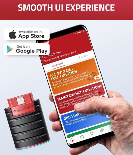 Imagen 6 de 7 de Escaner Automotriz Thinkcar Thinkdiag Obd2 Full Marcas 1 Año