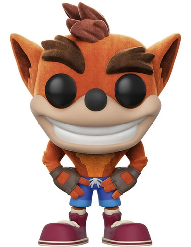 Funko Pop Crash Bandicoot Flocked Only Gamestop #273