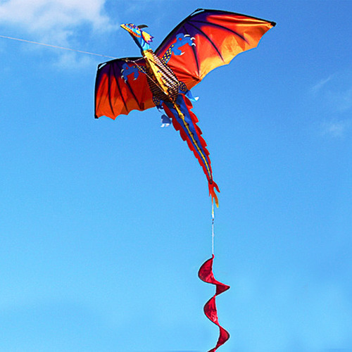 Imagen 4 de 6 de Cometa Voladora 140 Cm Con Dragón Pulgadas Kite Kite Flying