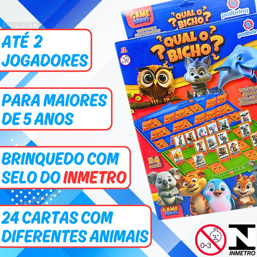 Grupobsrm Pais & Filhos Kit 2 Jogos De Tabuleiro e Cartas Pensa Rápido