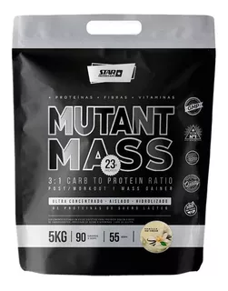 Mutant Mass 5 Kg Ganador De Masa Muscular Star Nutrition Sabor Vainilla Ice Cream
